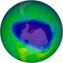 Antarctic Ozone 2010-10-16